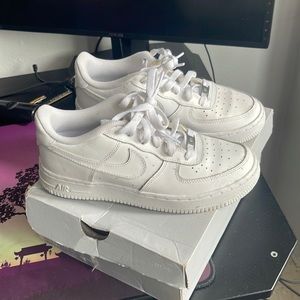 White air force ones